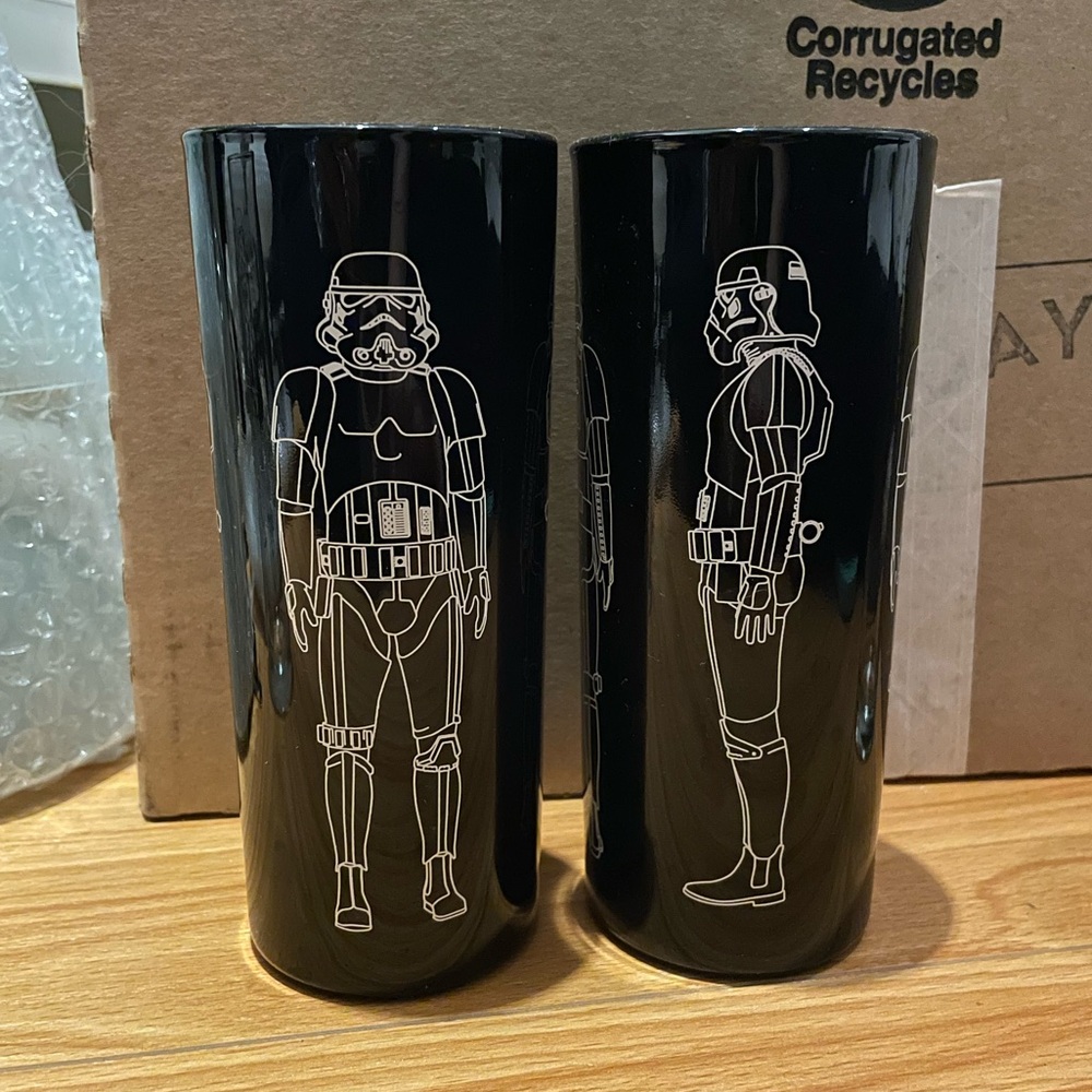 Star Wars. Original Stormtrooper Glasses 300ml 99%new